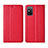 Leather Case Stands Flip Cover L02 Holder for Huawei Honor X10 Max 5G Red