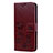 Leather Case Stands Flip Cover L02 Holder for Huawei P20 Lite Brown