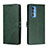 Leather Case Stands Flip Cover L02 Holder for Motorola Moto Edge S Pro 5G Green