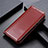 Leather Case Stands Flip Cover L02 Holder for Motorola Moto G Stylus Brown