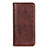 Leather Case Stands Flip Cover L02 Holder for Oppo A11s Brown