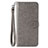 Leather Case Stands Flip Cover L02 Holder for Oppo A31 Gray