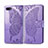 Leather Case Stands Flip Cover L02 Holder for Oppo A5 Clove Purple