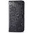 Leather Case Stands Flip Cover L02 Holder for Realme Narzo 20A Black