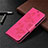 Leather Case Stands Flip Cover L02 Holder for Samsung Galaxy A12 5G Hot Pink