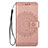 Leather Case Stands Flip Cover L02 Holder for Samsung Galaxy S20 5G Rose Gold