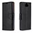 Leather Case Stands Flip Cover L02 Holder for Sony Xperia XA3 Black