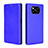 Leather Case Stands Flip Cover L02 Holder for Xiaomi Poco X3 Blue