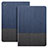 Leather Case Stands Flip Cover L03 for Apple iPad 2 Blue