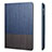 Leather Case Stands Flip Cover L03 for Apple iPad 4 Blue