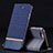 Leather Case Stands Flip Cover L03 for Apple iPhone 6S Blue