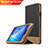 Leather Case Stands Flip Cover L03 for Huawei MediaPad T3 8.0 KOB-W09 KOB-L09 Black