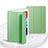 Leather Case Stands Flip Cover L03 Holder for Apple iPad 10.2 (2021) Matcha Green