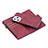 Leather Case Stands Flip Cover L03 Holder for Apple iPhone 14 Pro Red Wine