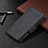 Leather Case Stands Flip Cover L03 Holder for Apple iPhone 15 Pro Max Black