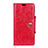 Leather Case Stands Flip Cover L03 Holder for Asus ZenFone Live L1 ZA550KL Red