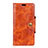 Leather Case Stands Flip Cover L03 Holder for Doogee X55 Orange