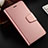 Leather Case Stands Flip Cover L03 Holder for Huawei Honor V10 Lite Rose Gold