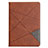 Leather Case Stands Flip Cover L03 Holder for Huawei MediaPad X2 Brown