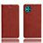 Leather Case Stands Flip Cover L03 Holder for Huawei P40 Lite Red Wine