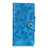 Leather Case Stands Flip Cover L03 Holder for OnePlus 7T Blue