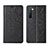 Leather Case Stands Flip Cover L03 Holder for Oppo F15 Black