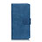 Leather Case Stands Flip Cover L03 Holder for Oppo F17 Pro Blue