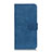 Leather Case Stands Flip Cover L03 Holder for Oppo Reno4 Lite Blue