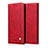 Leather Case Stands Flip Cover L03 Holder for Realme X50 5G Red