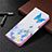 Leather Case Stands Flip Cover L03 Holder for Samsung Galaxy A12 5G Mint Blue