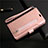 Leather Case Stands Flip Cover L03 Holder for Samsung Galaxy S20 Ultra 5G Rose Gold