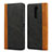 Leather Case Stands Flip Cover L03 Holder for Sony Xperia 1 Black