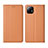 Leather Case Stands Flip Cover L03 Holder for Xiaomi Mi 11 5G Orange