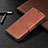 Leather Case Stands Flip Cover L03 Holder for Xiaomi POCO C31 Brown