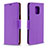 Leather Case Stands Flip Cover L03 Holder for Xiaomi Poco M2 Pro Purple