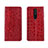 Leather Case Stands Flip Cover L03 Holder for Xiaomi Poco X2 Red