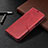 Leather Case Stands Flip Cover L03 Holder for Xiaomi Redmi 9 Activ Red