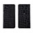 Leather Case Stands Flip Cover L03 Holder for Xiaomi Redmi K30i 5G Black