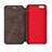 Leather Case Stands Flip Cover L04 for Apple iPhone 6S Brown