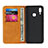 Leather Case Stands Flip Cover L04 for Huawei Honor 10 Lite Brown