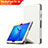 Leather Case Stands Flip Cover L04 for Huawei MediaPad T3 10 AGS-L09 AGS-W09 White