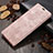 Leather Case Stands Flip Cover L04 for Samsung Galaxy Note 8 Duos N950F Pink