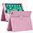 Leather Case Stands Flip Cover L04 Holder for Apple iPad 10.2 (2019) Pink