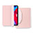 Leather Case Stands Flip Cover L04 Holder for Apple iPad Air 5 10.9 (2022) Pink