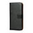 Leather Case Stands Flip Cover L04 Holder for Apple iPhone 13 Mini Black