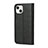 Leather Case Stands Flip Cover L04 Holder for Apple iPhone 13 Mini Black