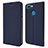 Leather Case Stands Flip Cover L04 Holder for Huawei Honor 9 Lite Blue