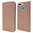 Leather Case Stands Flip Cover L04 Holder for Huawei Honor 9 Lite Rose Gold