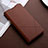 Leather Case Stands Flip Cover L04 Holder for Huawei P30 Lite Brown