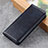 Leather Case Stands Flip Cover L04 Holder for Motorola Moto E7 (2020) Navy Blue